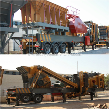 Mobile Combined Stone Crusher Plant